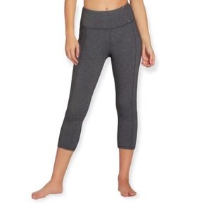 Two pairs of Calia cropped grey leggings
